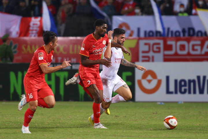 Trực tiếp bóng đá CLB Công an Hà Nội 1-2 Viettel FC: Tiến Dũng phản lưới nhà - 4