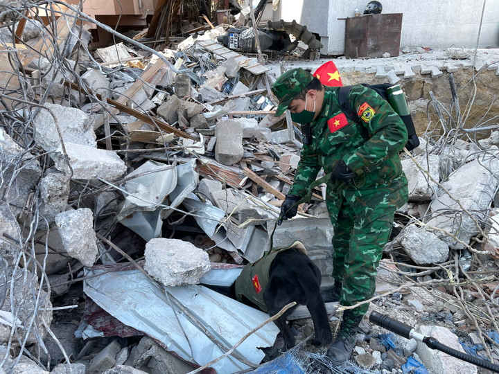 Lực lượng của Quân đội Việt Nam bắt đầu tìm kiếm cứu nạn tại Thổ Nhĩ Kỳ - 10