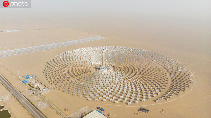 Cận cảnh 'siêu nhà máy điện gương' Trung Quốc tạo 390 triệu kWh điện mỗi năm - 5