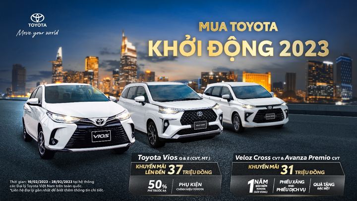 Chào năm 2023 với khuyến mãi cho 3 dòng xe chiến lược của Toyota - 1