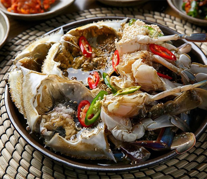 Cua sống Gejang.