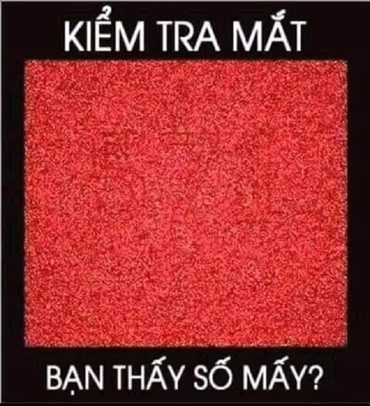 Bạn nhìn thấy những con số nào? - 1