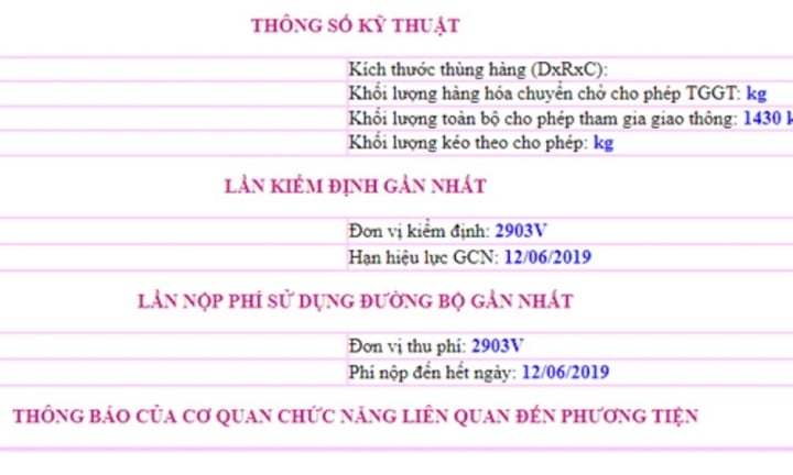 Hướng dẫn cách tra cứu ô tô bị phạt nguội theo biển số xe - 6