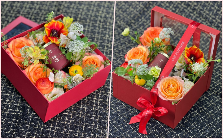 Khách ào ạt đặt hộp hoa nến làm quà 8/3, chủ hàng 'không kịp thở' - 1