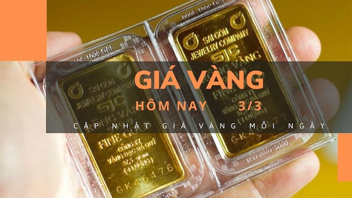 Giá vàng hôm nay 3/3: Quay đầu giảm nhẹ - 1