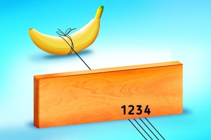 Đố bạn sợi dây nào buộc vào quả chuối? - 1