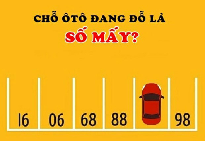 Người IQ cao chưa chắc trả lời được: Ô tô đang đỗ ở ô số mấy? - 1