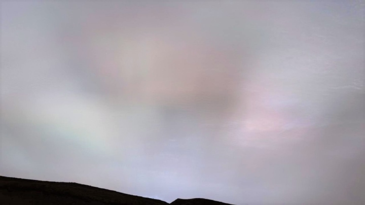 NASA lần đầu công bố hình ảnh hoàng hôn trên Sao Hỏa - Ảnh 1.