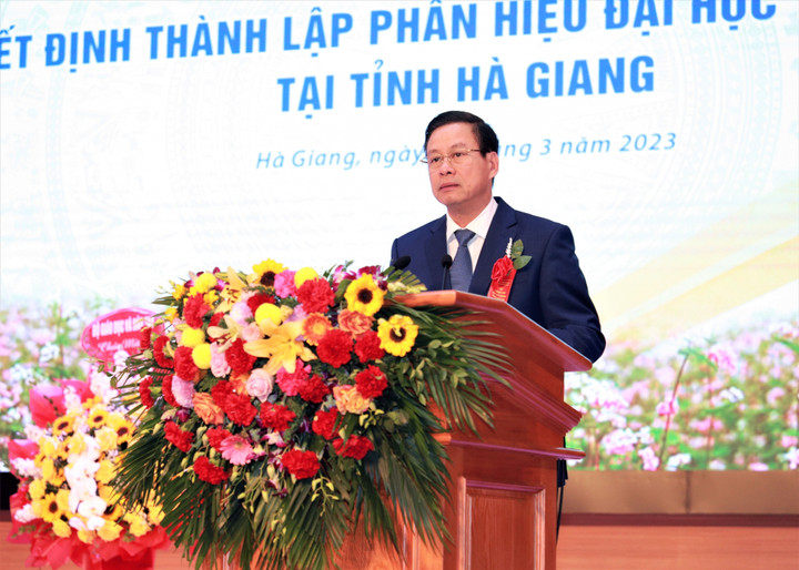Công bố quyết định thành lập Phân hiệu Đại học Thái Nguyên tại Hà Giang - 4