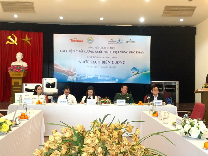 Tổng kết chương trình 'Cải thiện chất lượng nước sinh hoạt vùng khó khăn' - 1