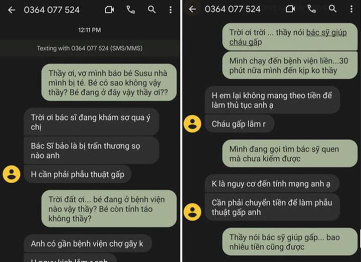 Bộ Công an cảnh báo thủ đoạn mạo danh giáo viên gọi điện lừa 'con đang cấp cứu' - 1