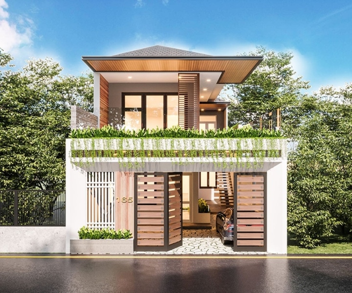 200+ Mẫu thiết kế nhà phố đẹp, sáng tạo 2023 | N&N Home