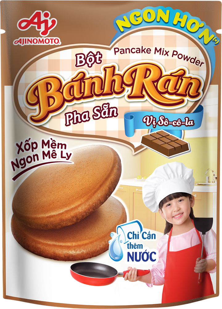 Tha hồ sáng tạo với bột bánh rán Ajinomoto vị sô cô la cải tiến mới - 3