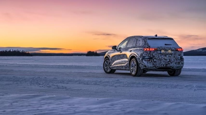 Hé lộ hình ảnh thử nghiệm thực tế của Audi Q6 e-tron  - 3