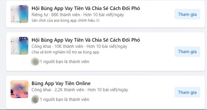 Xuất hiện nhiều hội nhóm rủ nhau 'bùng nợ qua app' - 2
