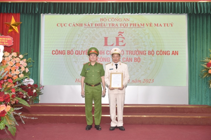Phó giám đốc Công an Đồng Nai làm Phó Cục trưởng C04 - 1