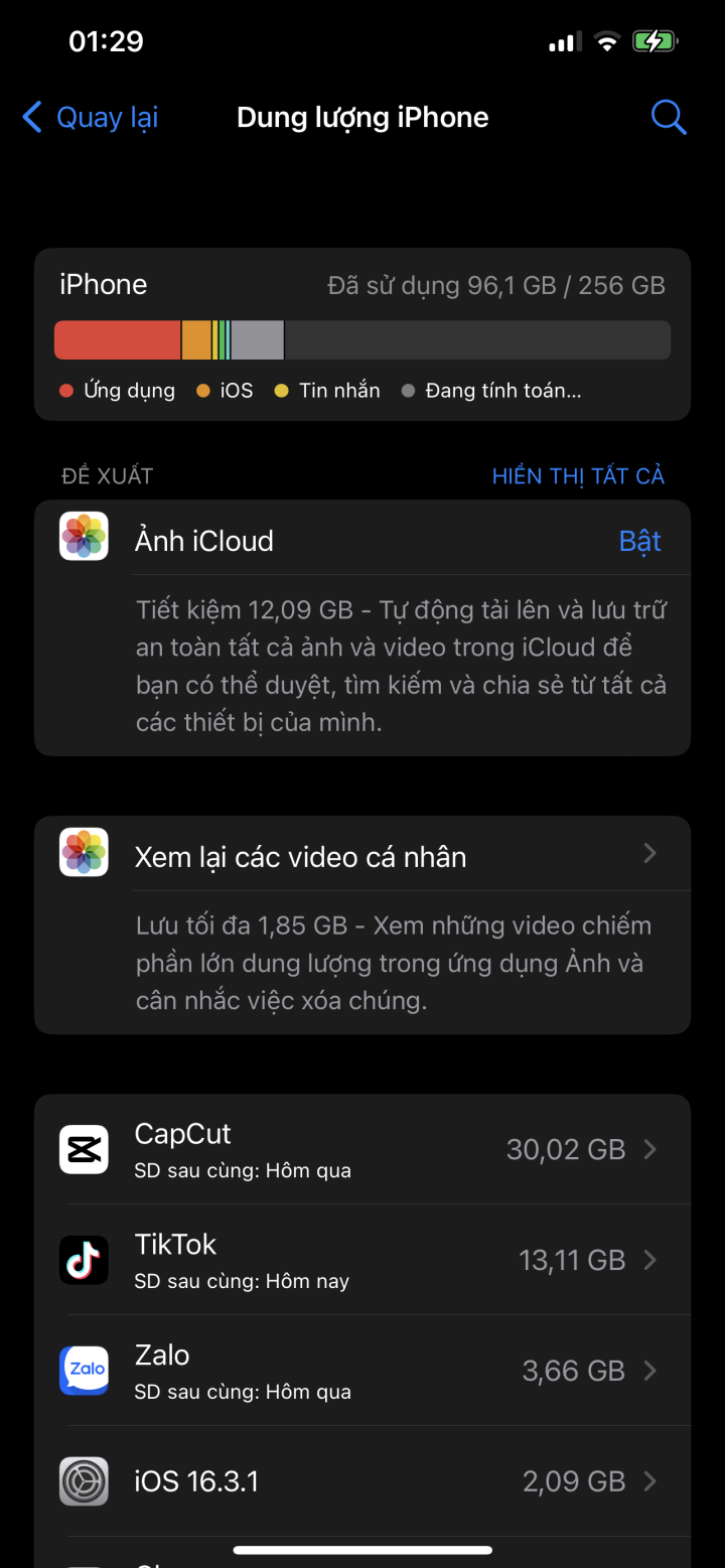 Kiểm tra dữ liệu hệ thống trên iPhone với 2 bước cực đơn giản - 2