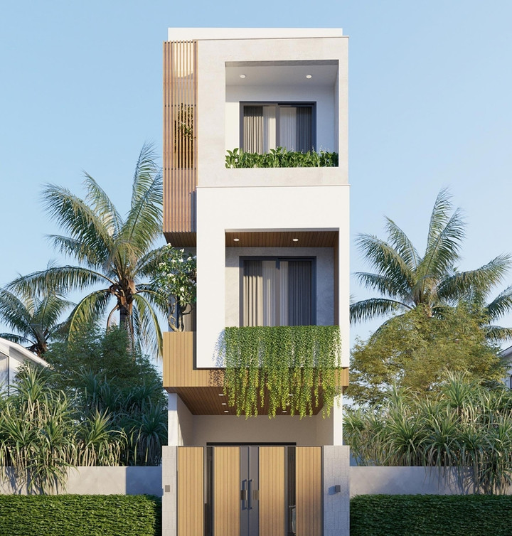 10 mẫu nhà 3 tầng hiện đại được ưa chuộng nhất - 6