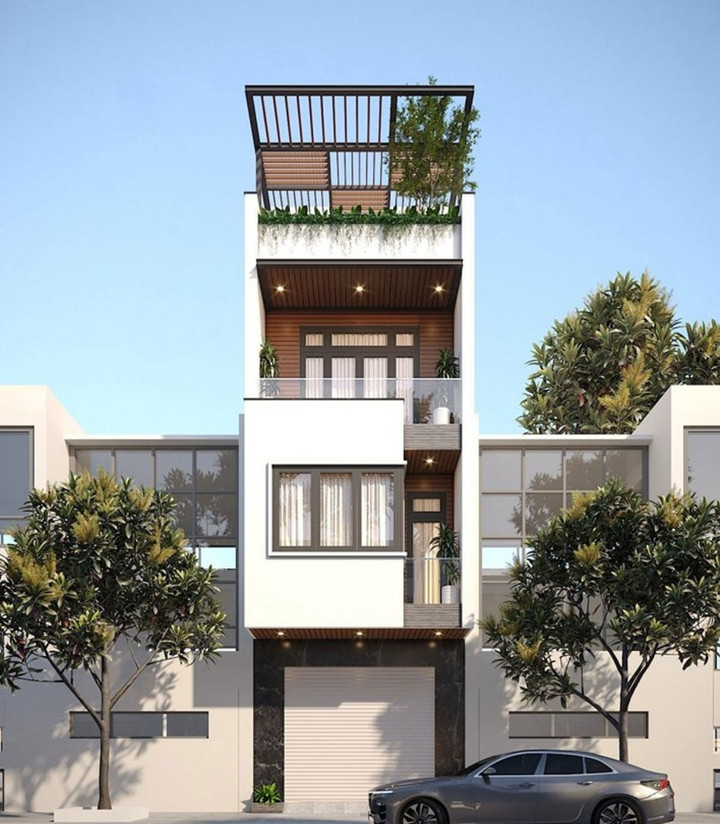 10 mẫu nhà 3 tầng hiện đại được ưa chuộng nhất - 8