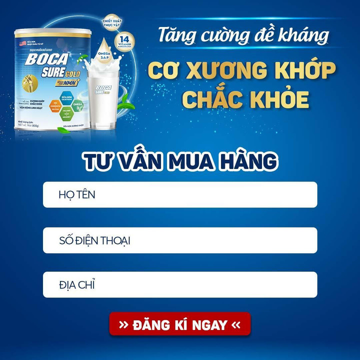 Sữa non xương khớp Boca Sure Gold: Bảo vệ xương khớp vượt trội nhờ hoạt chất NMN - 3