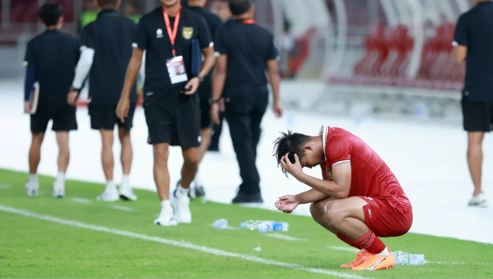Mất suất dự World Cup U20, cầu thủ Indonesia bật khóc - 1