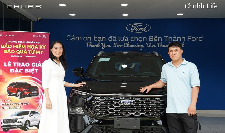 Trao ô tô thương hiệu Mỹ cho khách hàng tham gia bảo hiểm Chubb Life - 1