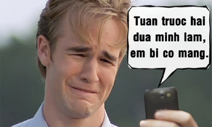 Hú hồn với tin nhắn không dấu của người yêu - 1