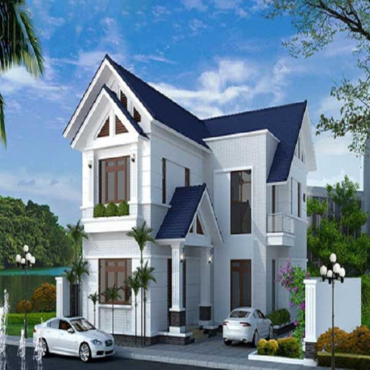 Những mẫu nhà 2 tầng mái thái ở nông thôn khó rời mắt - 7