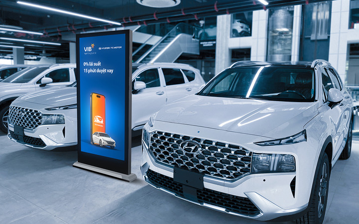 Vay VIB mua ô tô Hyundai 0% lãi suất, 15 phút được phê duyệt - 1