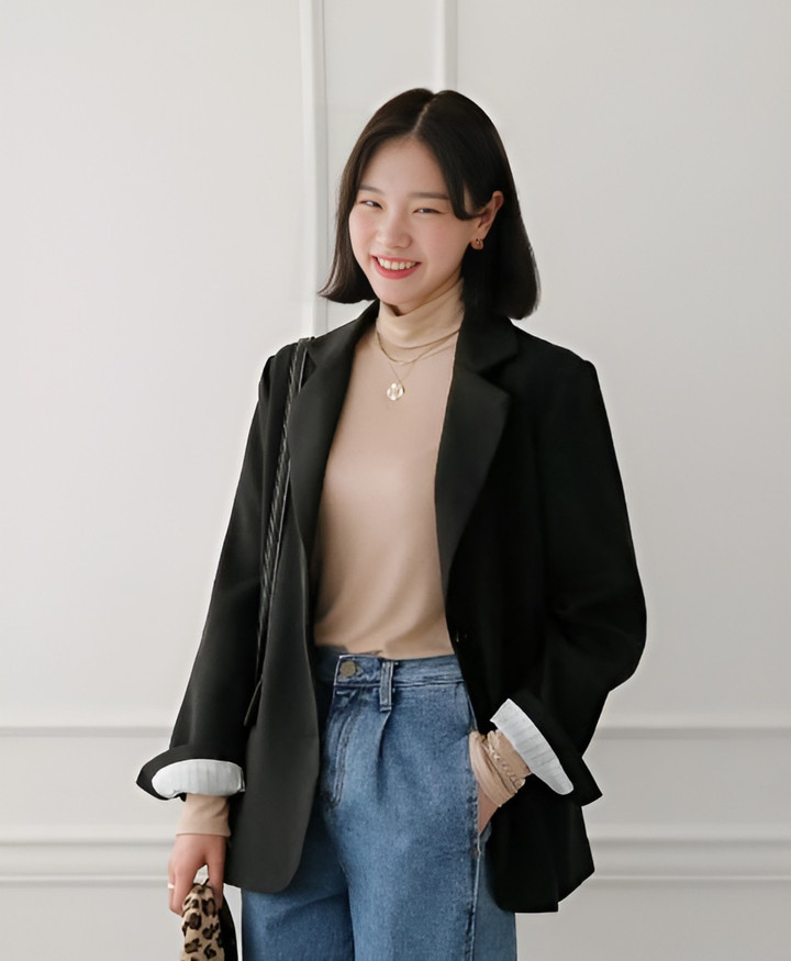 Cách phối đồ với áo cổ lọ trong tiết trời chuyển lạnh - 6