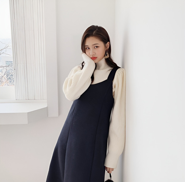 Cách phối đồ với áo cổ lọ trong tiết trời chuyển lạnh - 4