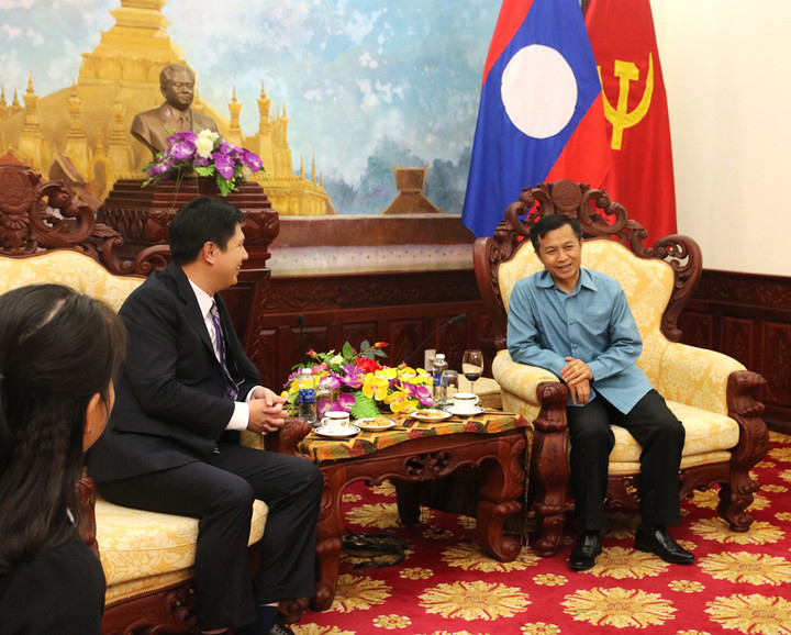 Ban Tuyên giáo Trung ương chúc Tết cổ truyền Bun Pi May tại Đại sứ quán Lào - 3