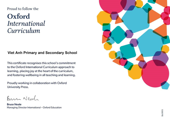 Trường Việt Anh TP.HCM chính thức triển khai chương trình giáo dục Oxford - 2