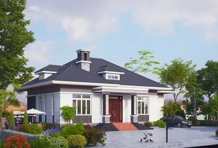 10 mẫu nhà cấp 4 hiện đại hứa hẹn lên ngôi năm 2023 - 6