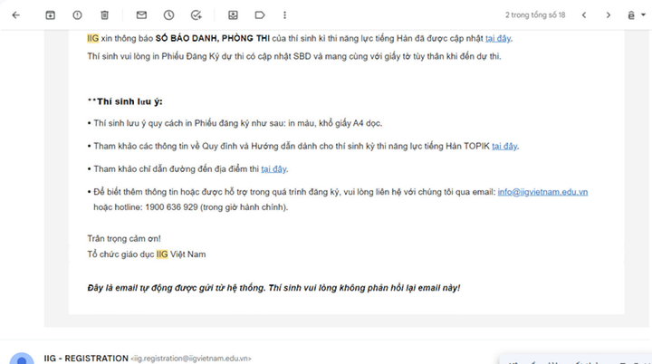 Thí sinh lỡ kỳ thi chứng chỉ TOPIK vì không đến trước 30 phút - 2