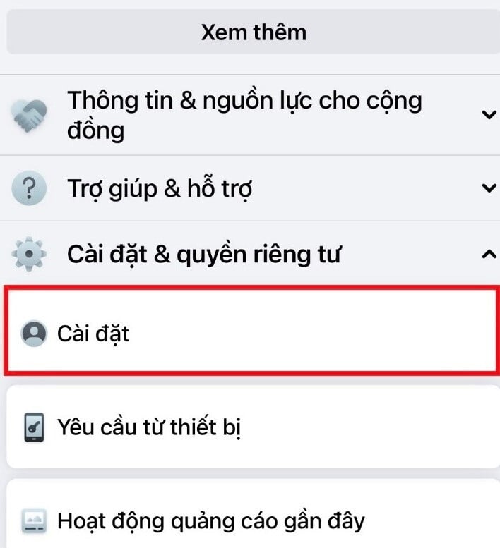 Cách 4: Sử dụng Facebook Web trên iPhone để ẩn danh sách bạn bè