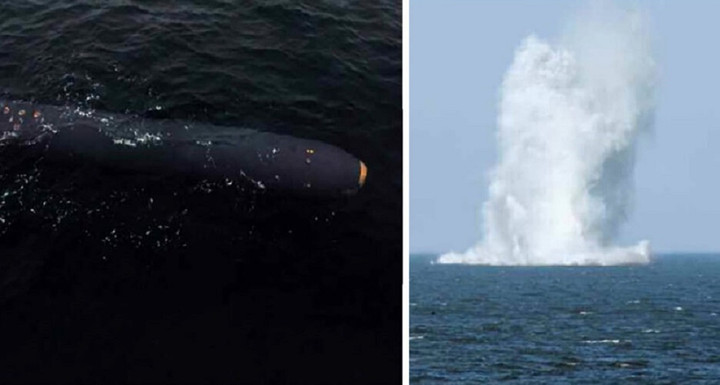 Triều Tiên gây bất ngờ khi ra mắt ‘tàu không người lái tấn công hạt nhân’ - 1