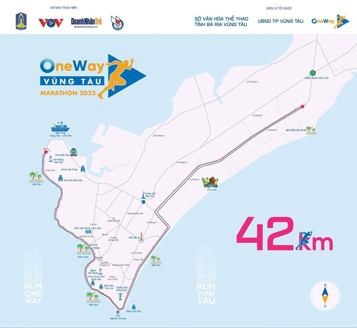 OneWay Marathon 2023: Lời chào của Vũng Tàu xanh, sạch, đẹp và hiếu khách - 2