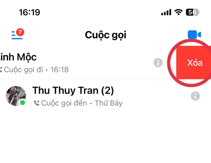 Làm thế nào để xóa lịch sử cuộc gọi nhưng giữ lại tin nhắn trên Messenger? - 2