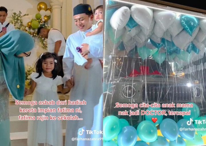 Mẹ tặng con gái 5 tuổi ô tô Mercedes 9,5 tỷ đồng để tạo động lực cho con đi học - 1