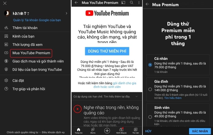 Cách đăng ký YouTube Premium tại Việt Nam - 2