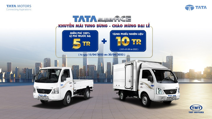 Ưu đãi lên đến 172 triệu đồng cho người mua xe tải TMT Motors trong tháng 4 - 5