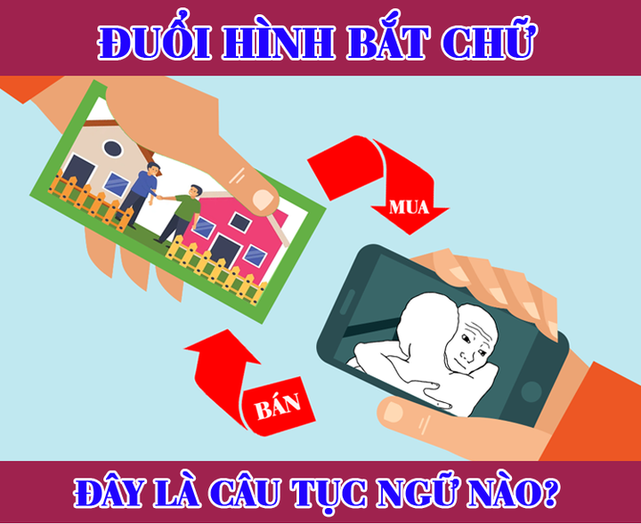 Câu tục ngữ nào được nhắc đến trong hình ảnh - 1