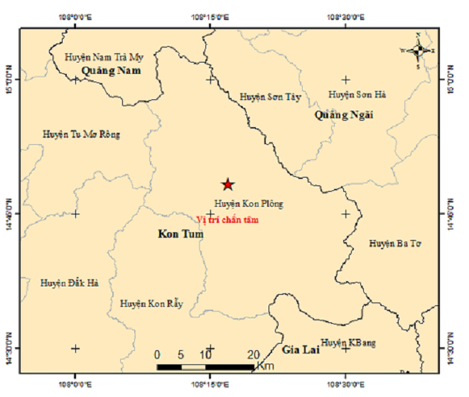 Kon Tum lại xảy ra động đất - 1