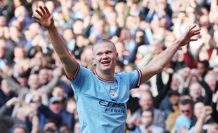 Haaland ghi cú đúp, Man City thắng dễ Leicester - 1