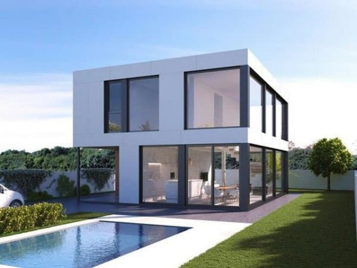 Mê mẩn những mẫu nhà mái bằng 2 tầng hiện đại - 3