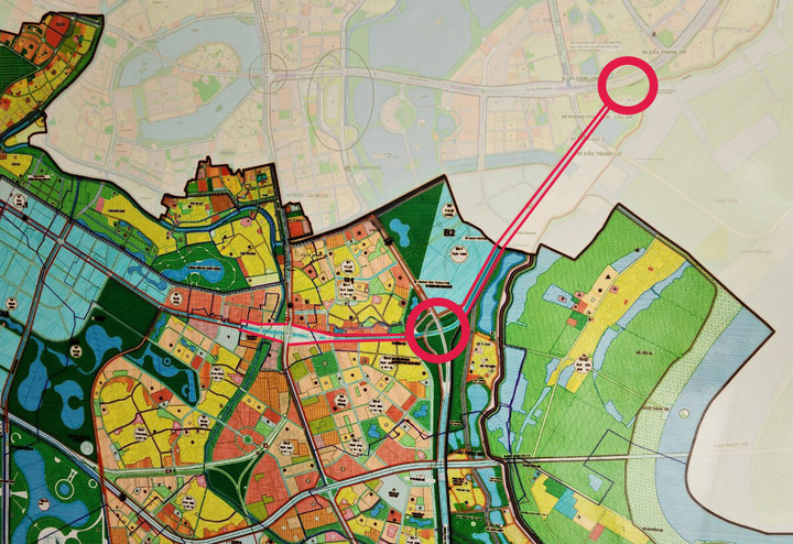 Vị trí tuyến đường 3.200 tỷ đồng giảm ùn tắc nút giao Pháp Vân - Cầu Giẽ - 10