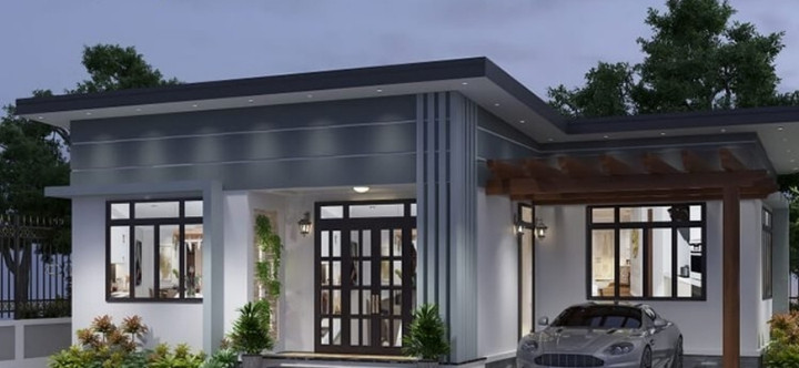 Tham khảo 10 mẫu nhà mái bằng nông thôn đẹp, giá rẻ - 3