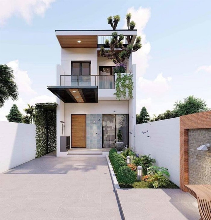 Tham khảo 10 mẫu nhà mái bằng nông thôn đẹp, giá rẻ - 5