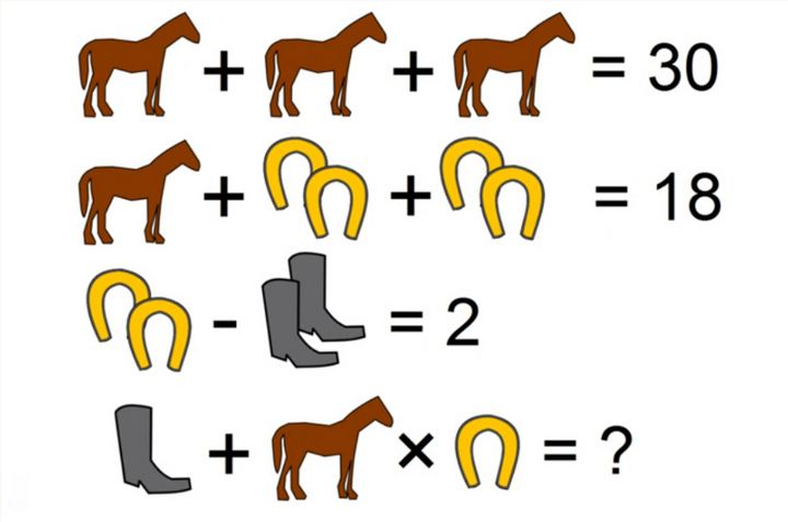 Thử tài tính nhanh với câu đố hình ảnh - 1